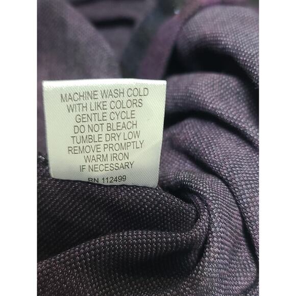 TailorByrd "The Sweatshirt" size Medium in color "Berry" Purple Plaid Lumberjack - Picture 14 of 16